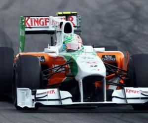 yapboz Vitantonio Liuzzi - Force India - Hockenheim 2010